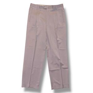 Luciano Carreli Angelico Super 130s Dress Pleated Trouser Pants 34/30